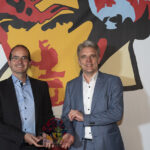 Martin Bernemann und Martin Schulze mit dem gewonnen "Ludwig 2020/21"